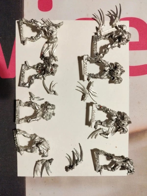Dépeceurs necron en métal oop