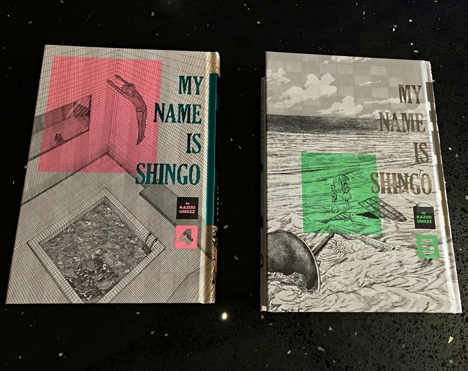 Lotto My Name Is Shingo Vols 4 e 5 copertina rigida manga inglese Kazuo Umezu 