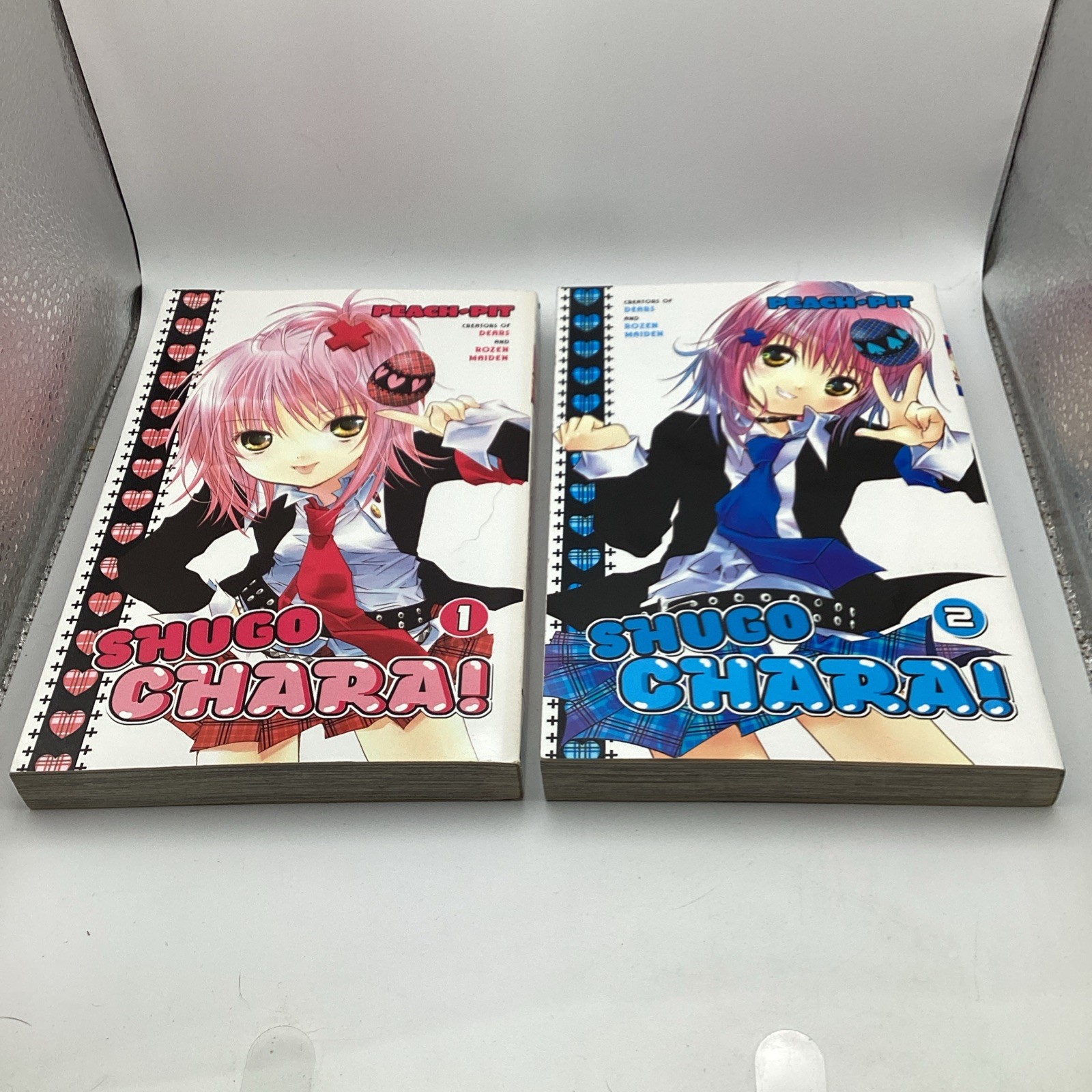 Shugo Chara! Manga Volumes 1 & 2 Peach-Pit