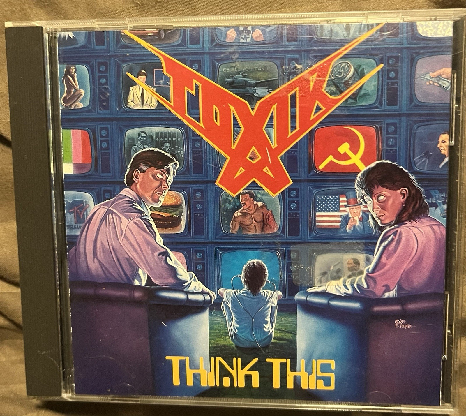 Toxik Think This CD 1989 Roadracer Records Thrash Metal