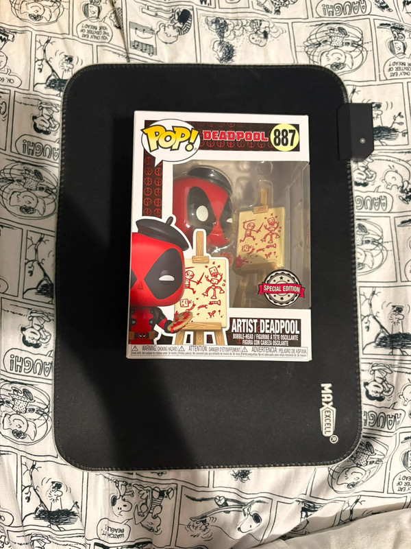 Funko Pop Marvel Artist Deadpool #887 Special Edition - Come Nuovo
