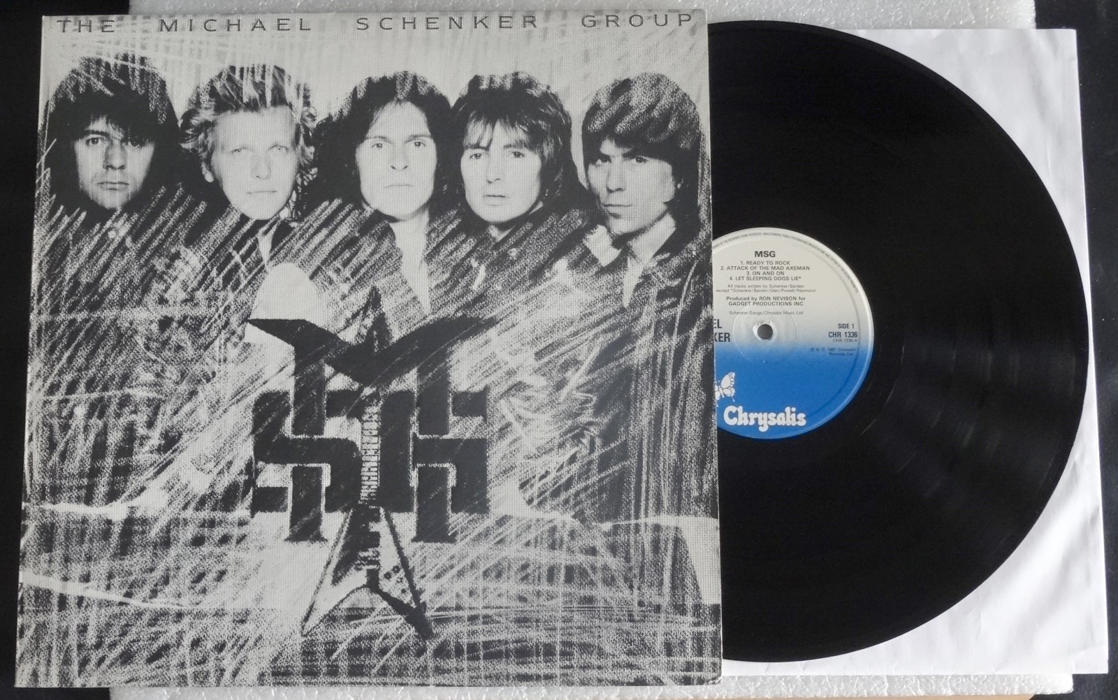 Michael Schenker Group LP Vinyl :  MSG [1981] A2/B1 1st. UK Play-tested EX+