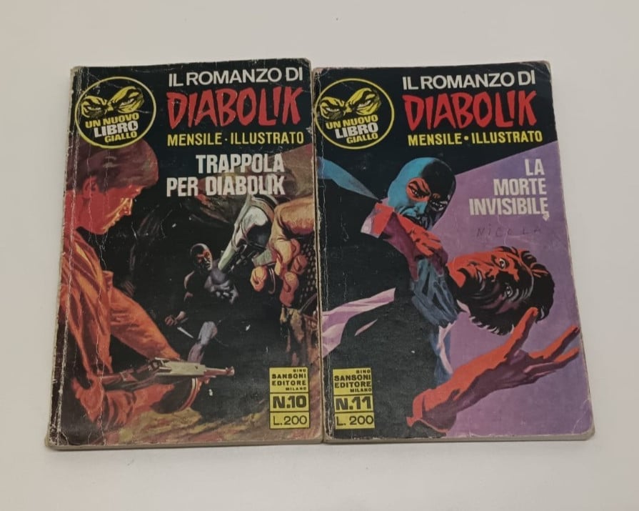 IL ROMANZO DI DIABOLIK N.10 - N.11  ANNO II