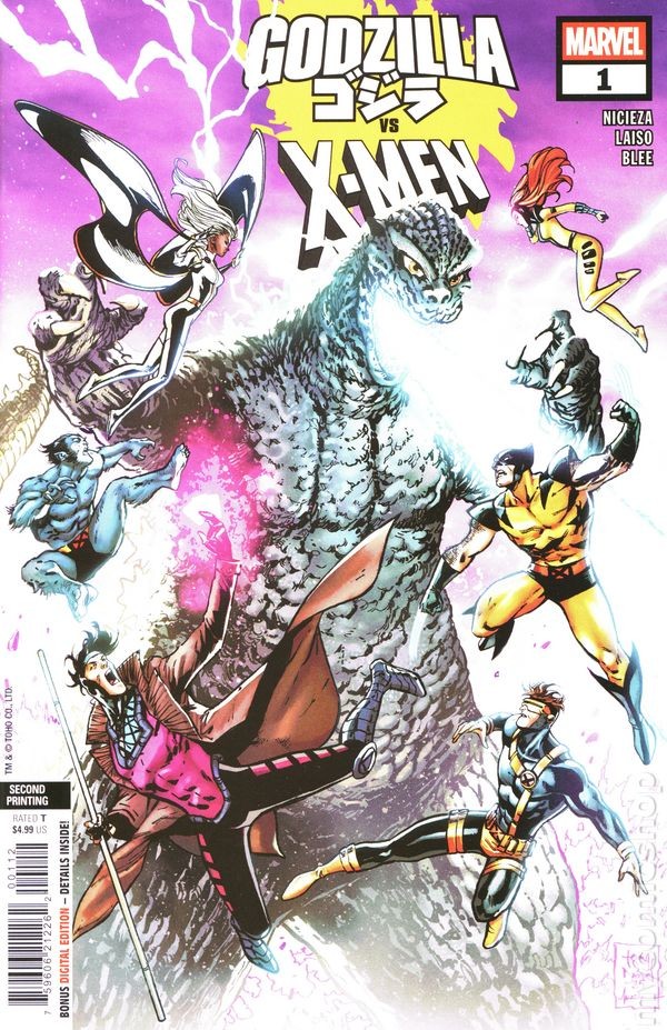 Godzilla vs. X-Men 1J NM 2025 Stock Image