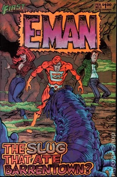 E-Man Comics #11 FN- 5.5 1984 Stock Image Low Grade
