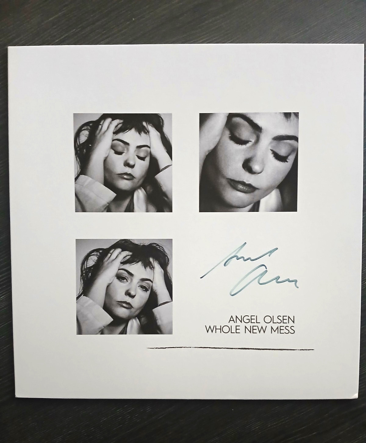 Angel Olsen Whole New Mess Gatefold 2010 Jagjaguwar Colored Vinyl Poster Signed