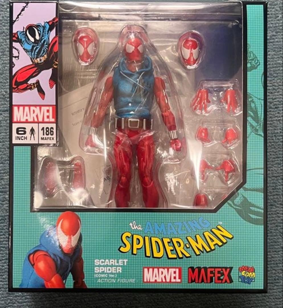 [ unopened] MAFEX No.186 Scarlet Spider Genuine Product