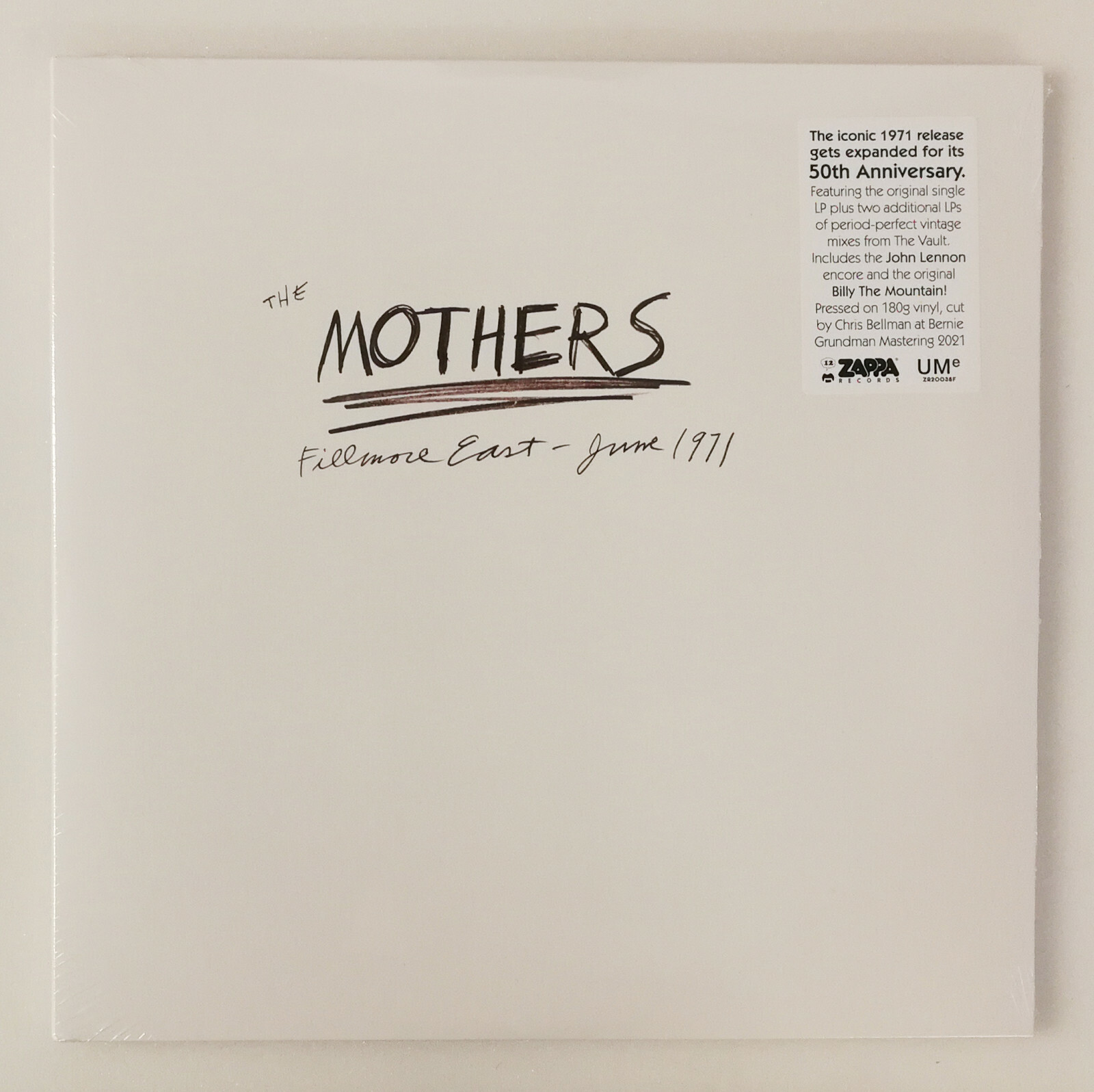 3X 12" LP Vinile Frank Zappa The Mothers 1971 Fillmore East Prima Stampa - ED134