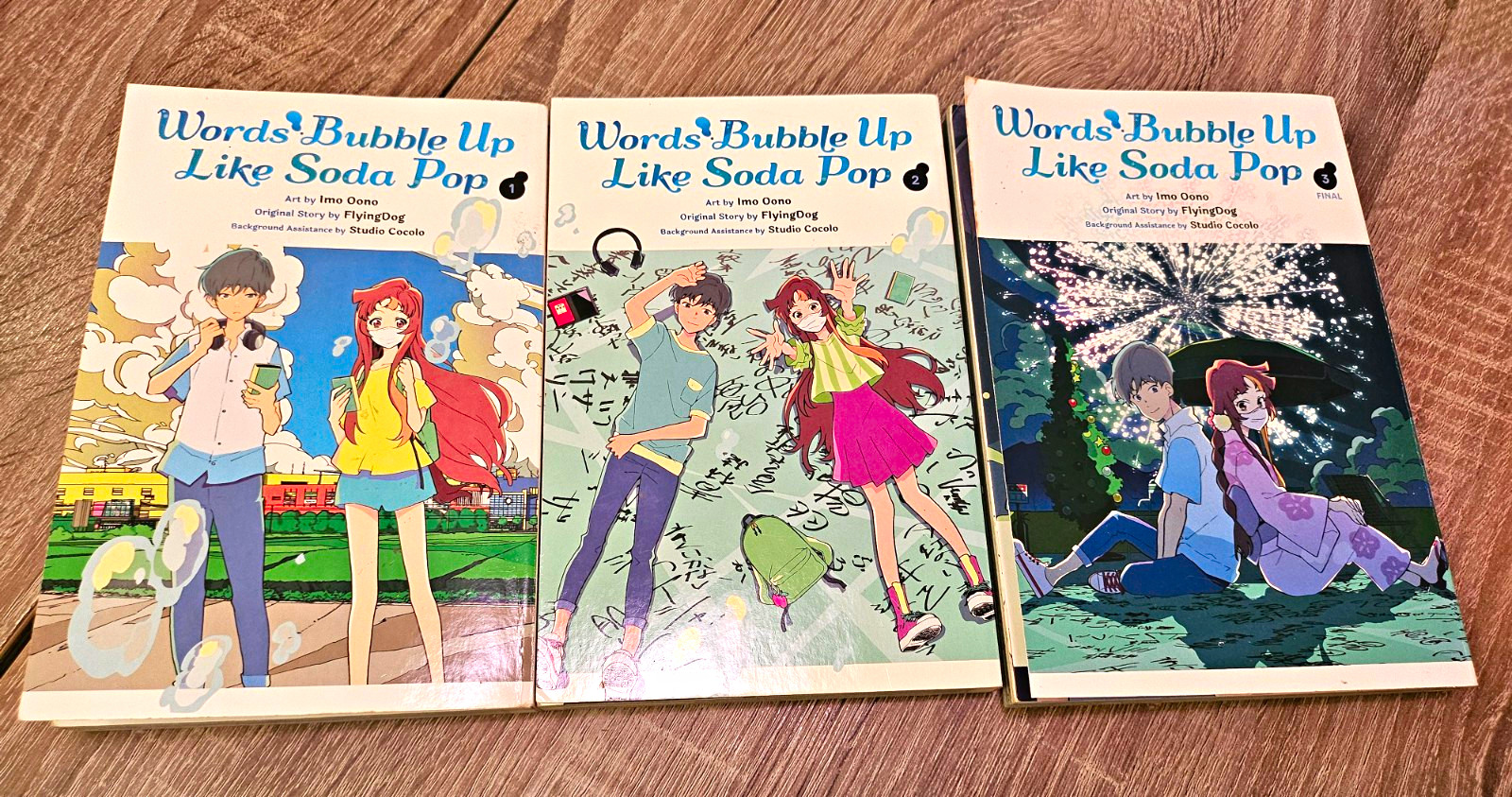 Words Bubble Up Like Soda Pop Manga Volumes 1-3 Set (English) Yen Press
