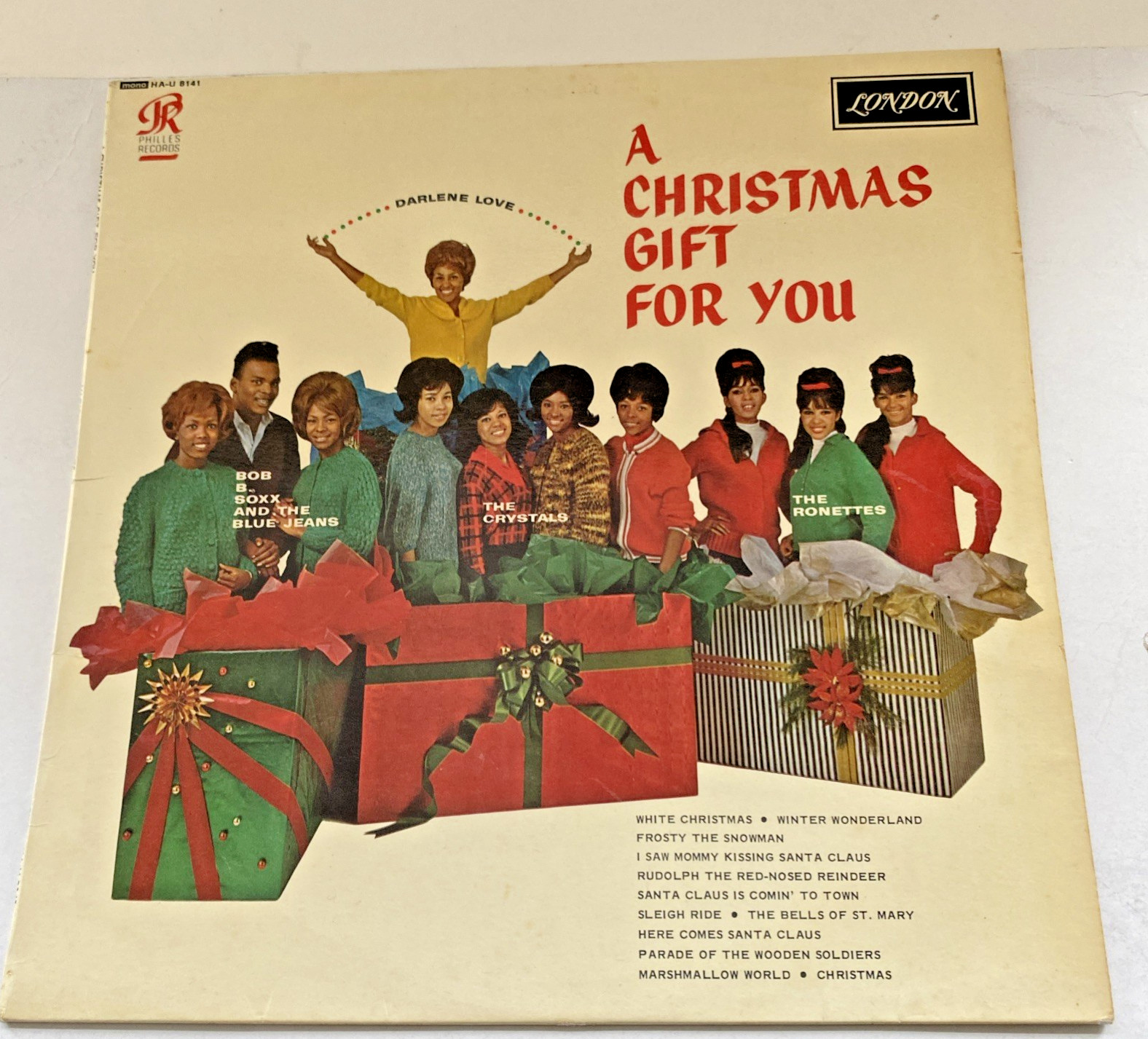 A CHRISTMAS GIFT FOR YOU LP Album London HAU8141 Mono UK 1963 Spector Sound VG+