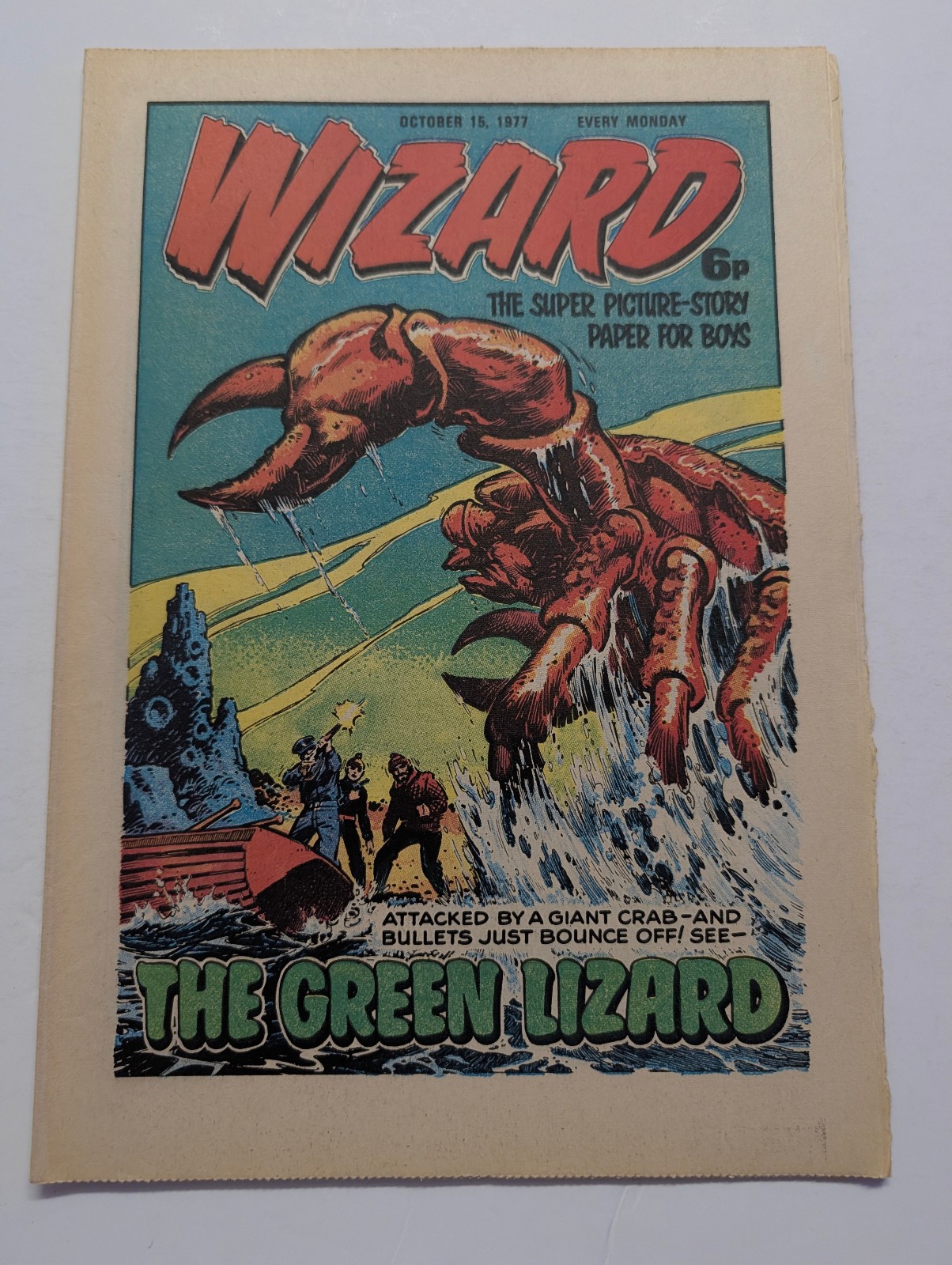 The Wizard Comic, October 15th 1977.
