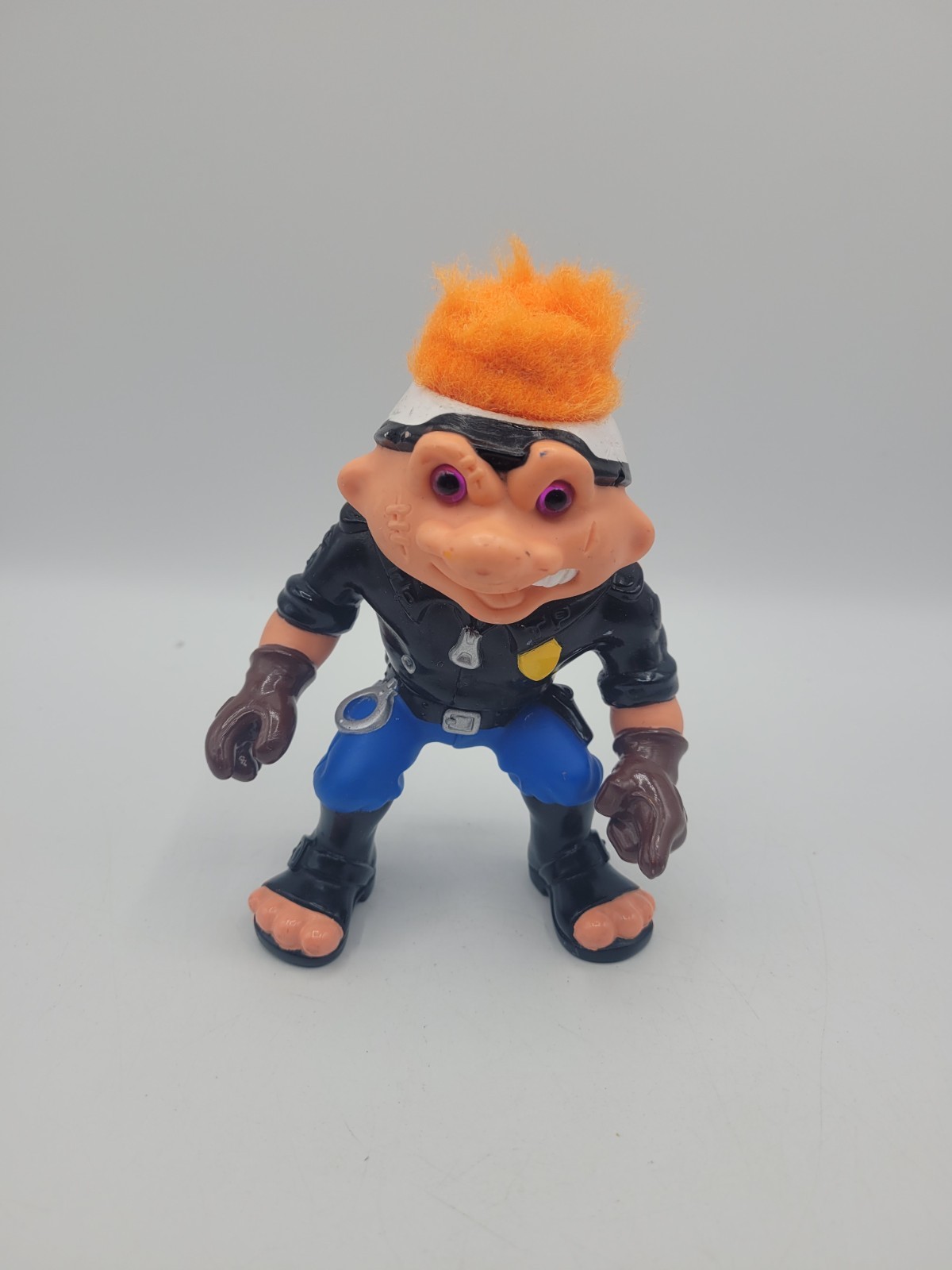Hasbro Battle Troll Officer PaTroll 1992 Modellino Poliziotto Moto 5in
