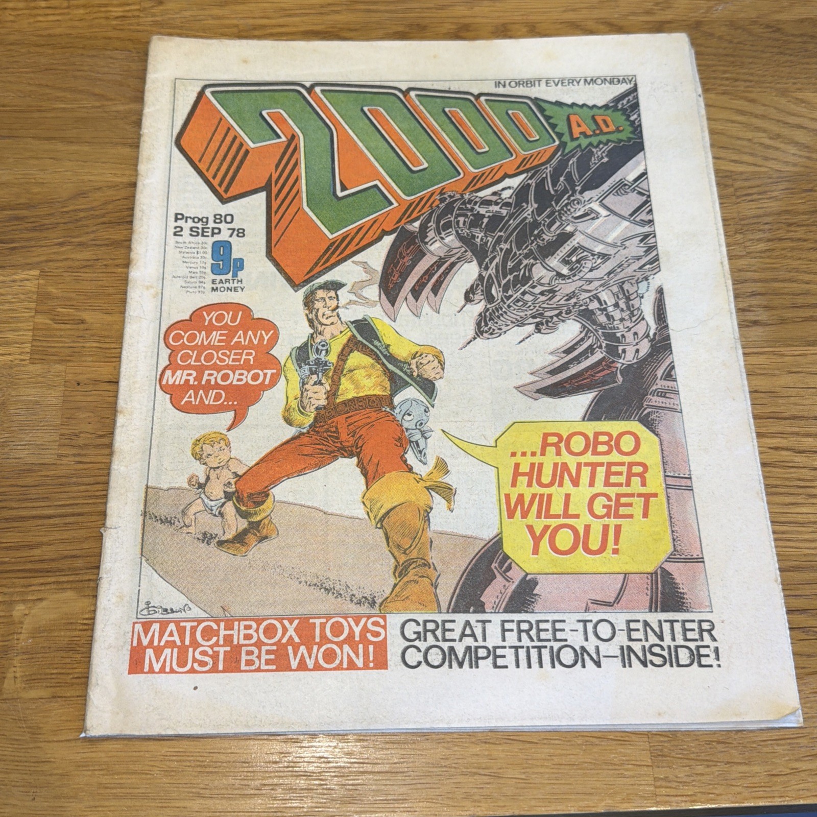 2000AD Prog 80 - 2 September 1978 - Judge Dredd Comic