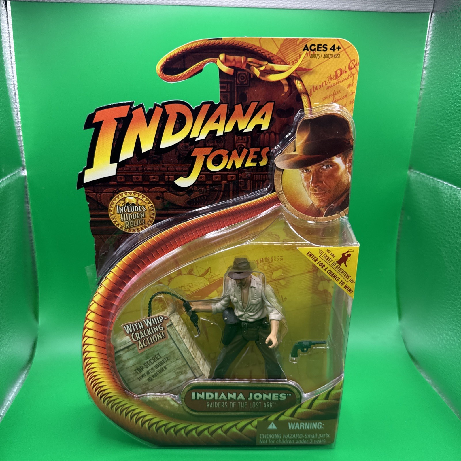 Hasbro Indiana Jones 3 3/4 pollici action figure predatori dell'arca perduta 2008 reliquia