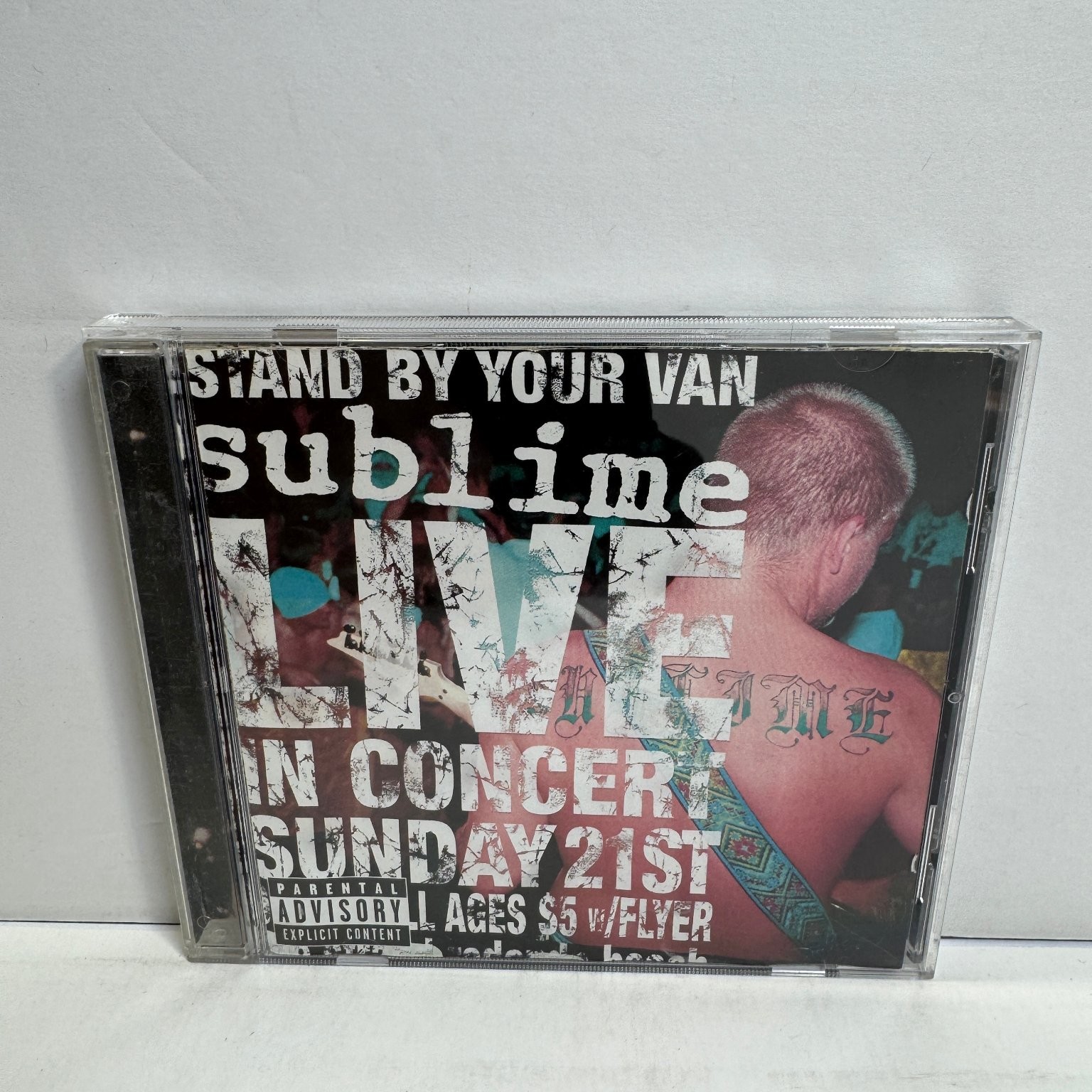 Sublime – Stand By Your Van Live CD 1998 Ska Punk Reggae MCA Explicit