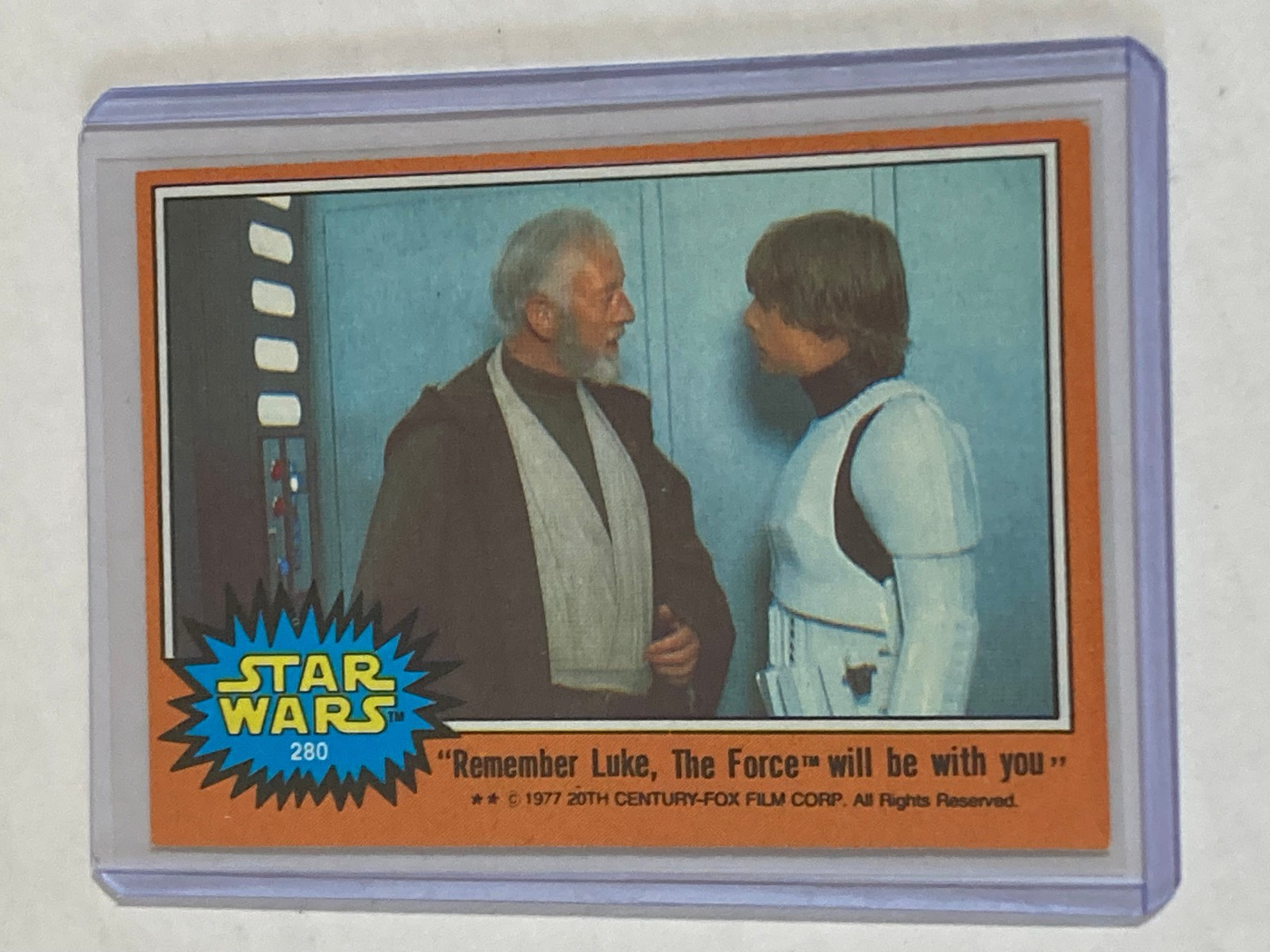 1977 Topps Star Wars Series 5 ORANGE Card #280 NM/MT