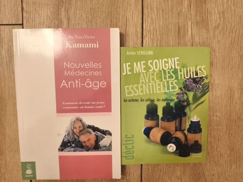 Lot 2 livres Bien être Vivez mieux plus longtemps