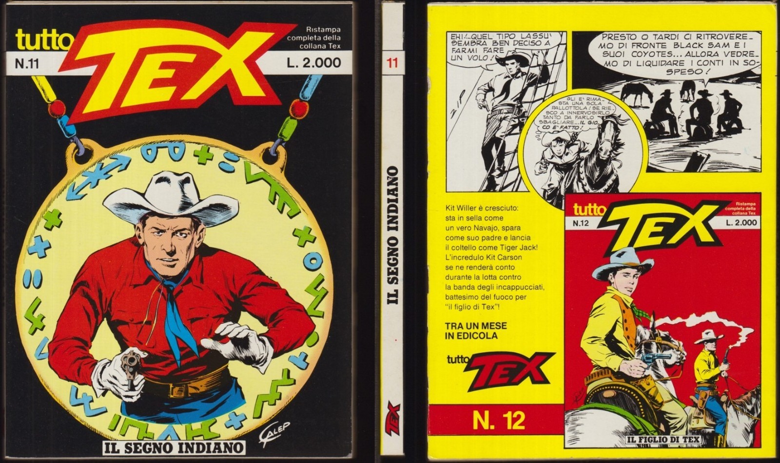 TUTTO TEX 11 IL SEGNO INDIANO - OTTOBRE 10/1986 "PERFETTO"