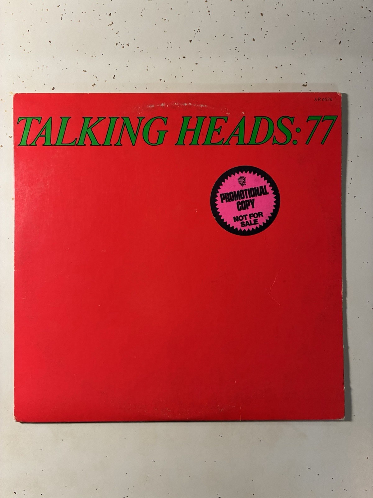 Talking Heads - 77 - Vinyl LP Original First Press USA PROMO w/ STICKER RARE!