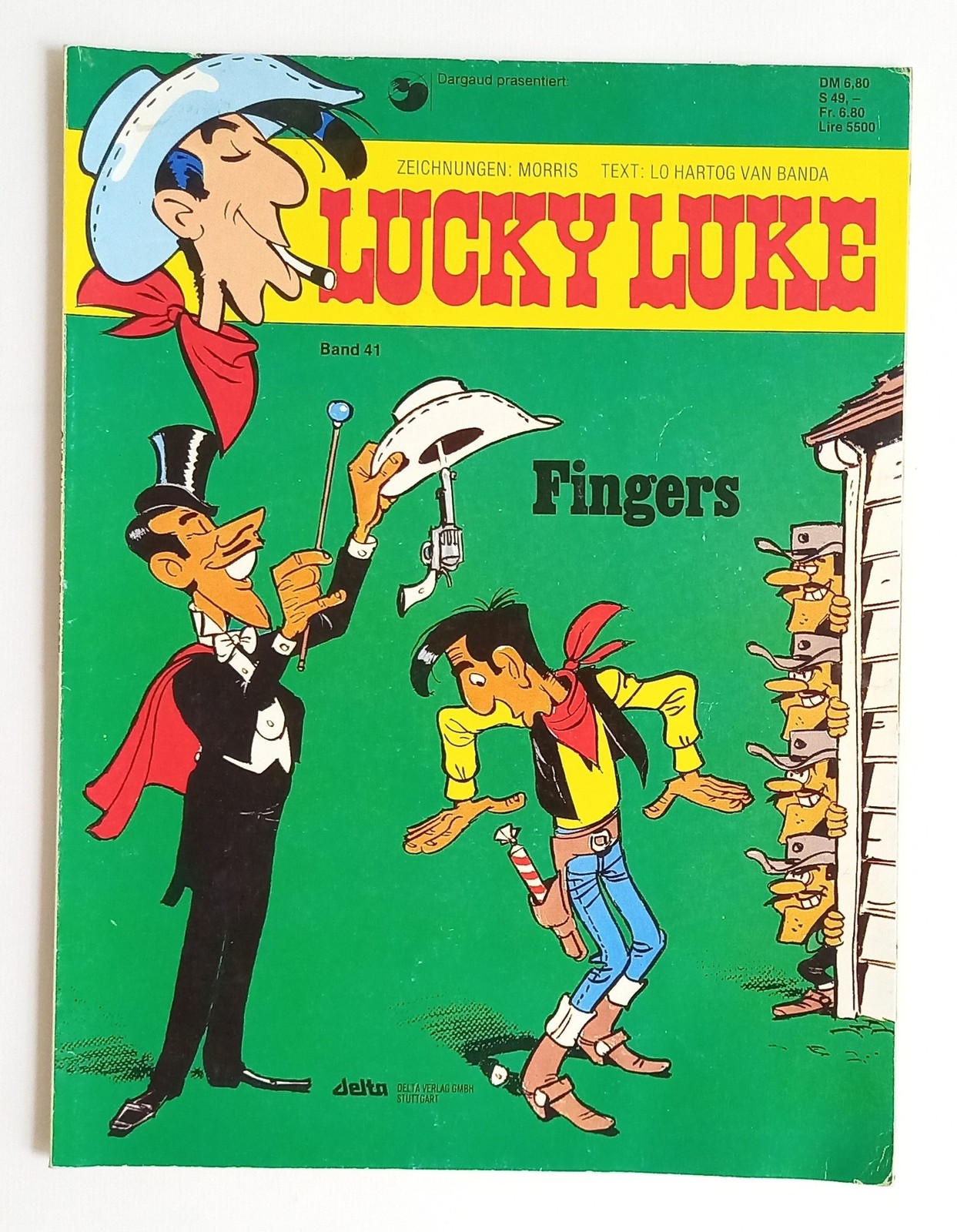 Lucky Luke Band 41 - Fingers - Comic - Vintage - Delta Verlag
