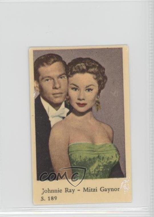 1957 Dutch Gum S Set Johnnie Ray Mitzi Gaynor #S.189 06e0