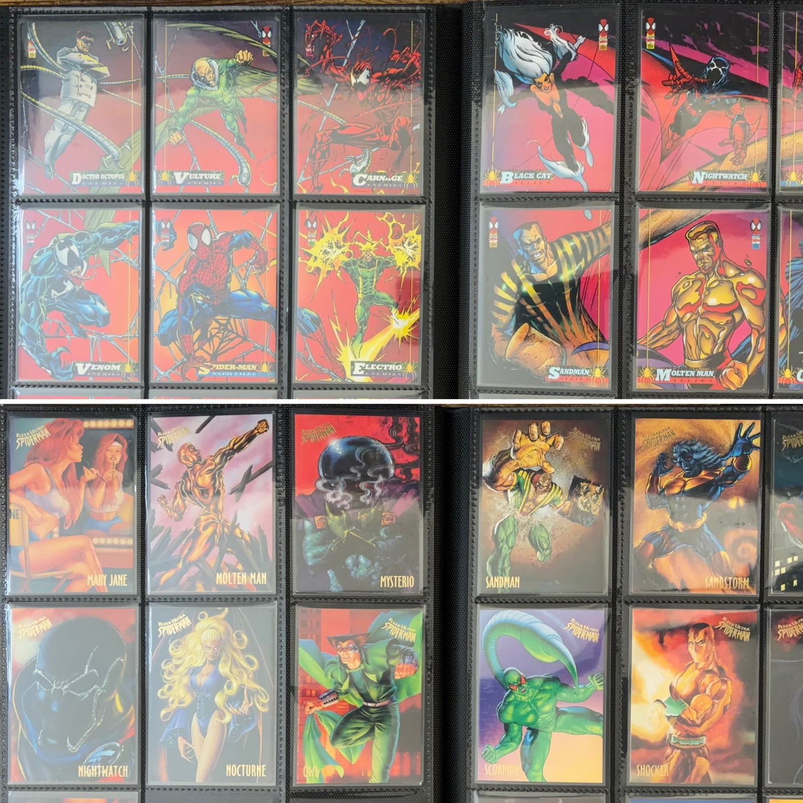 1994 Fleer Spider-Man Complete Base Set & 1995 Fleer Ultra partial (122), Marvel