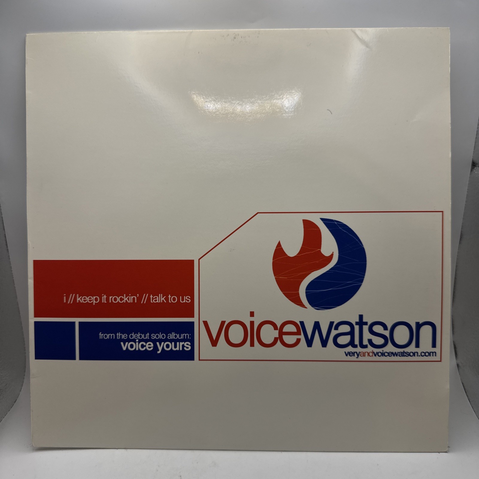 Voice Watson I Keep It Rockin Talk Us Vinyl Record 12” NEW underground Hip Hop