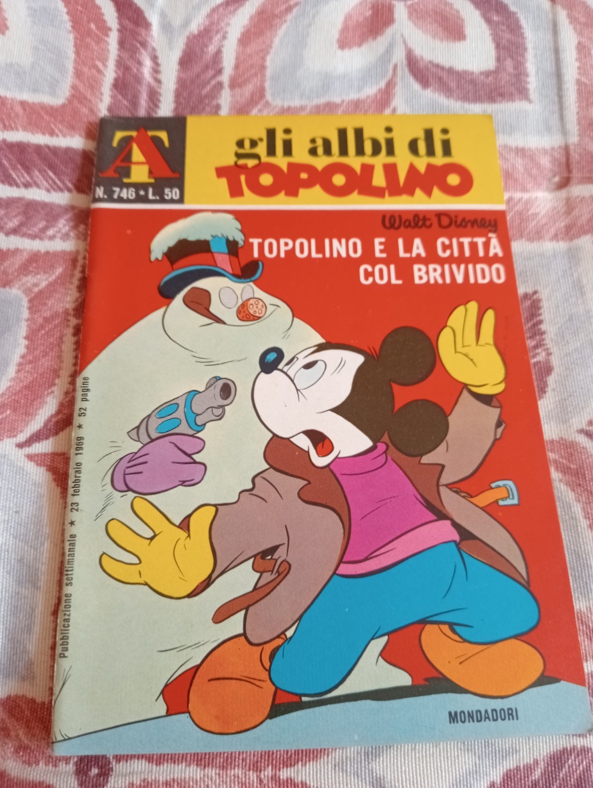ALBI DI TOPOLINO N. 746 Mondadori 1969 MONDADORI CON BOLLINO