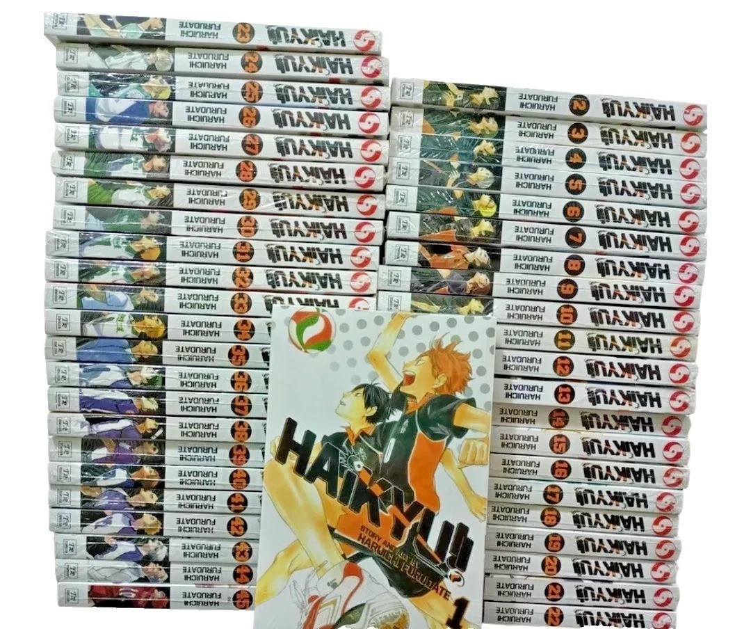 Collezione Fumetti Haikyuu!! Set manga volume 1-45 versione inglese
