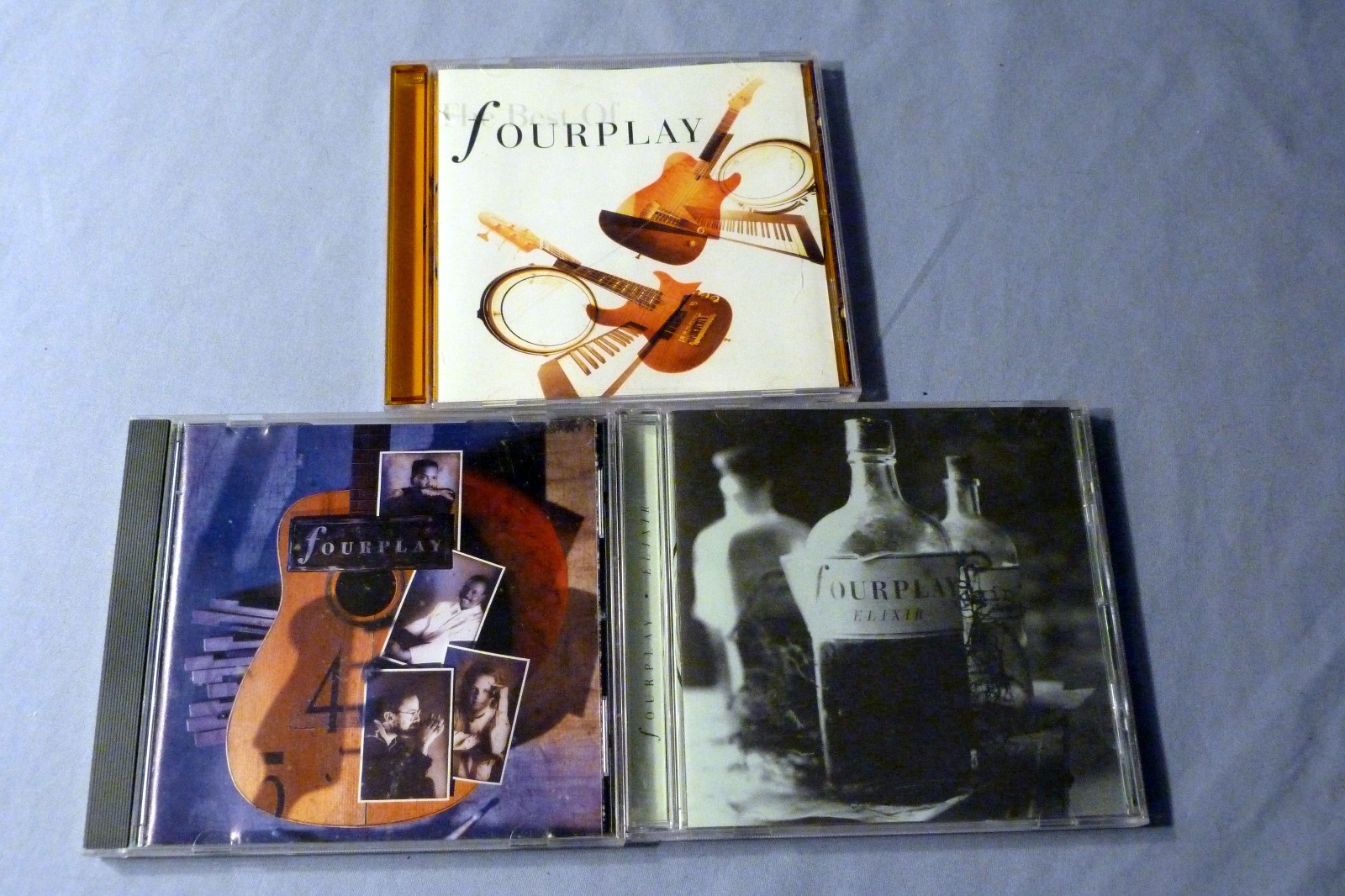 3 Fourplay CD's - Elixir / Self-Titled / Best of - Warner Bros. - All VG