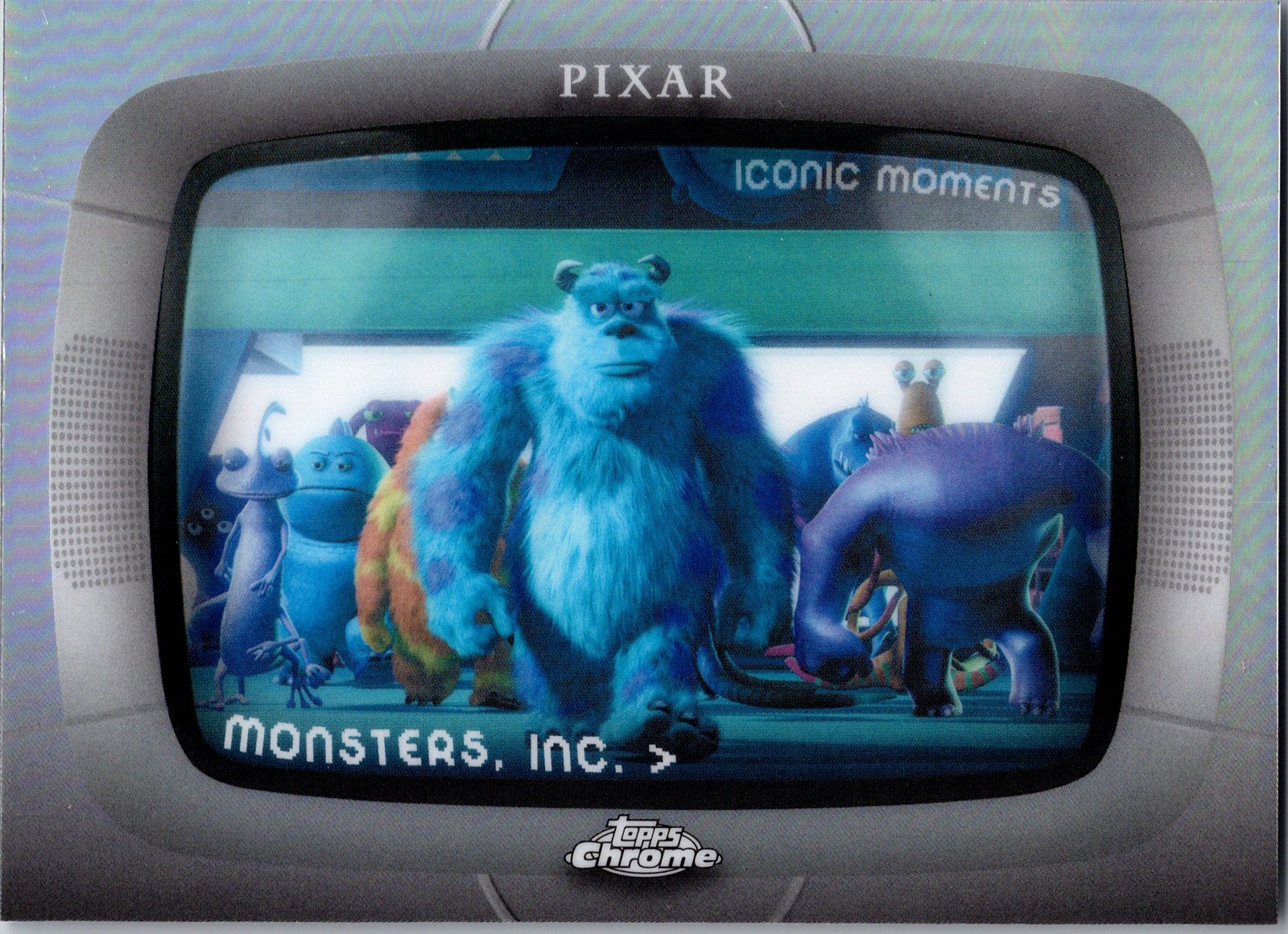 2026 Pixar Topps Chrome Pixar Iconic Moments Mike Wazowski Sulley #IM-8