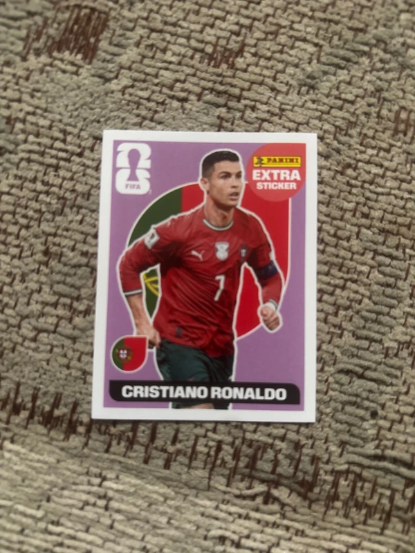 cristiano ronaldo extra sticker