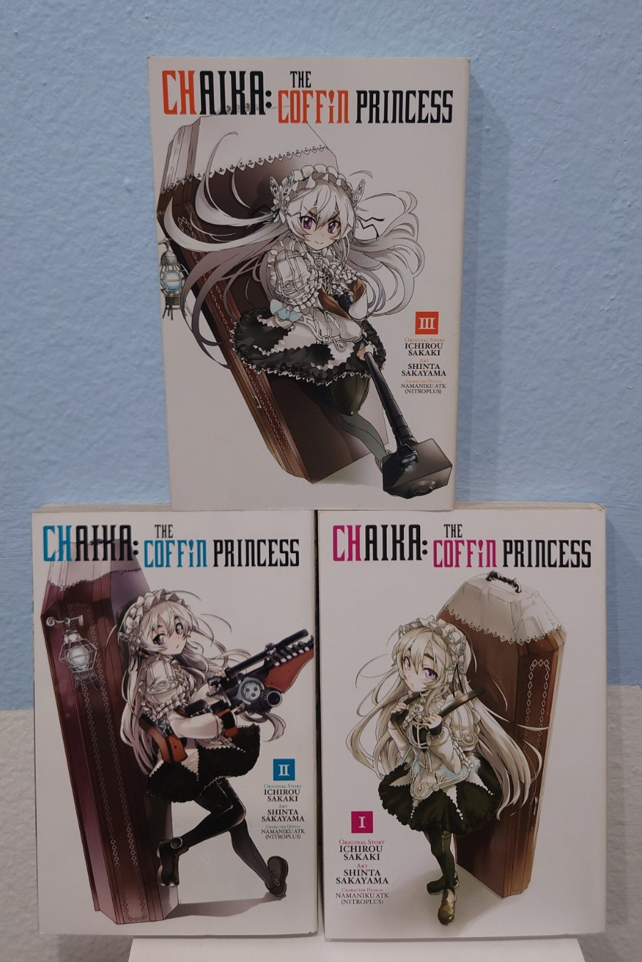 Chaika: The Coffin Princess manga inglese vol 1-3