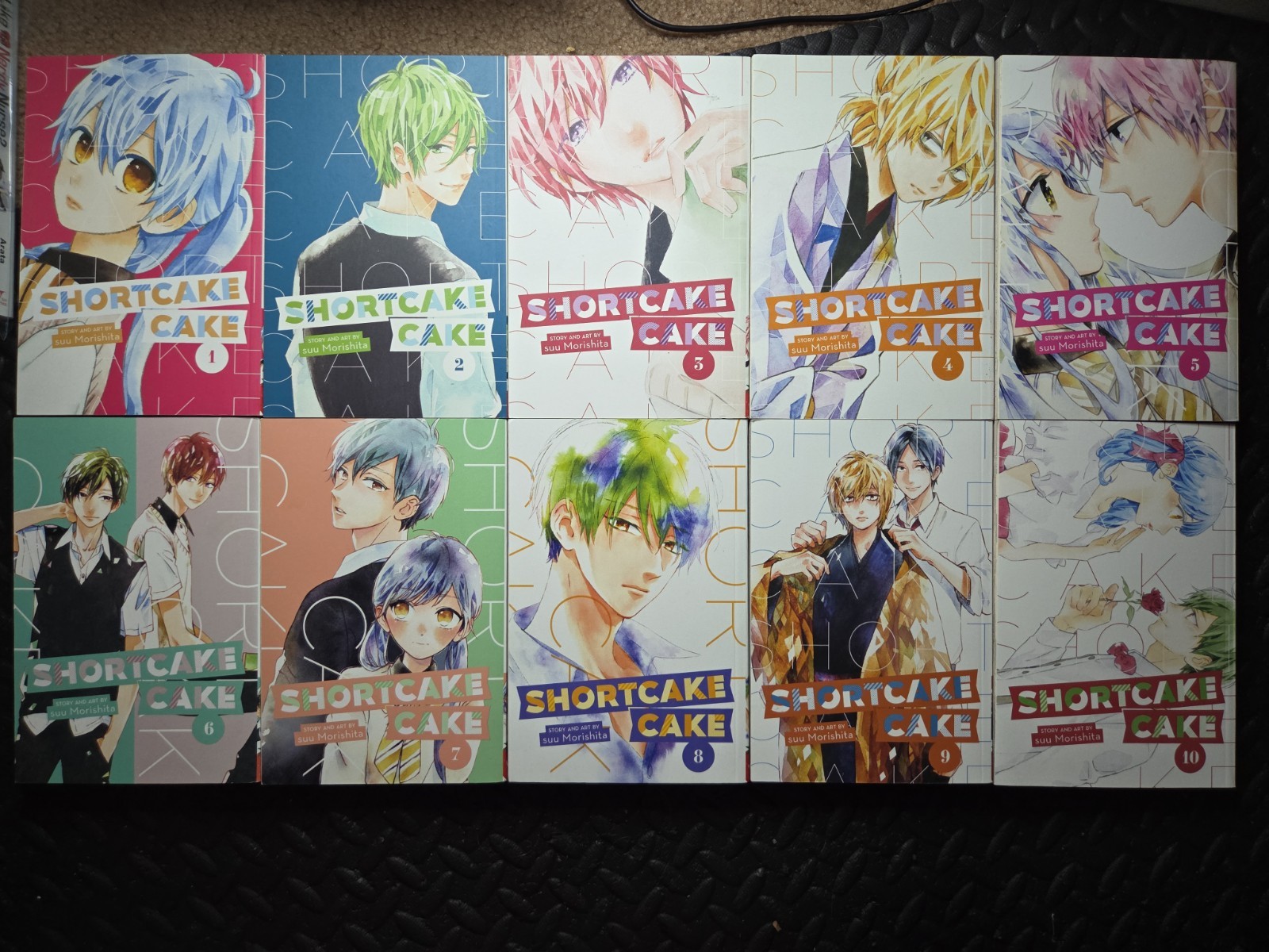 Torta corta volume 1 2 3 4 5 6 7 8 9 10 manga inglese Suu Morishita