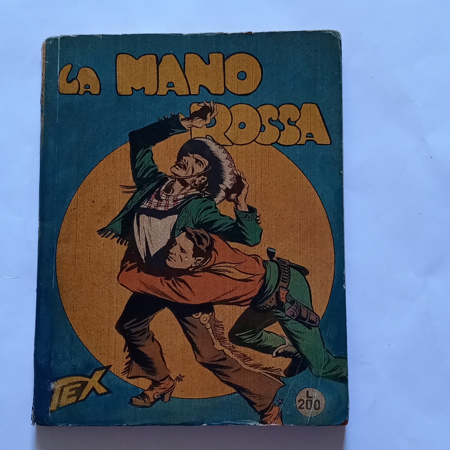 Tex Collana gigante n.1 spillato  tre stelle La mano rossa 1964