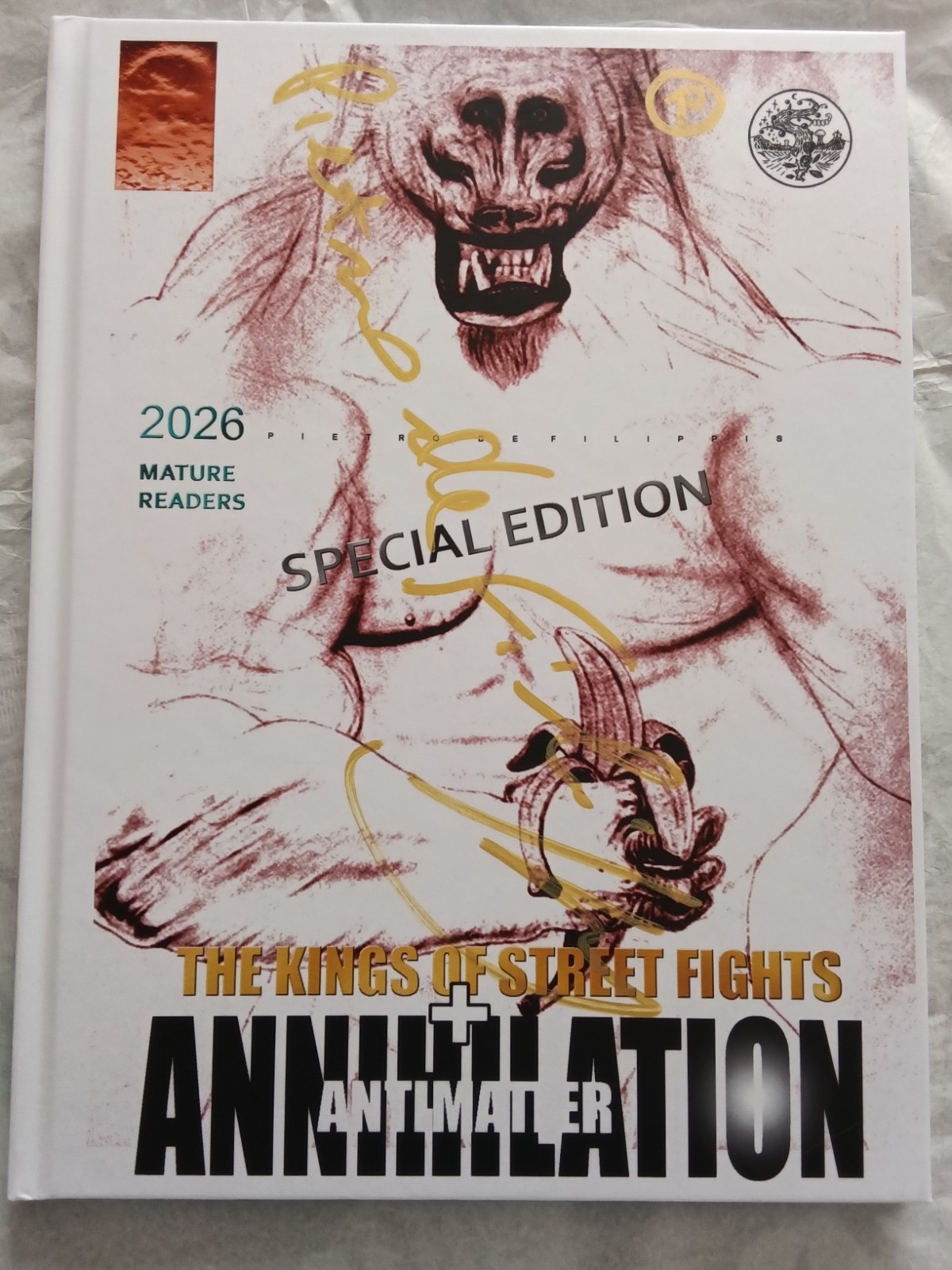 Comix copertina rigida con due sketch a colori originali