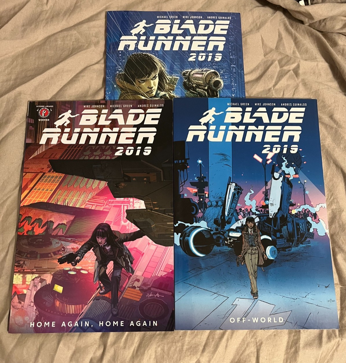 Blade Runner 2019 serie completa TPBs 1-3 Titan Comics, vincitore del premio Scribe VG