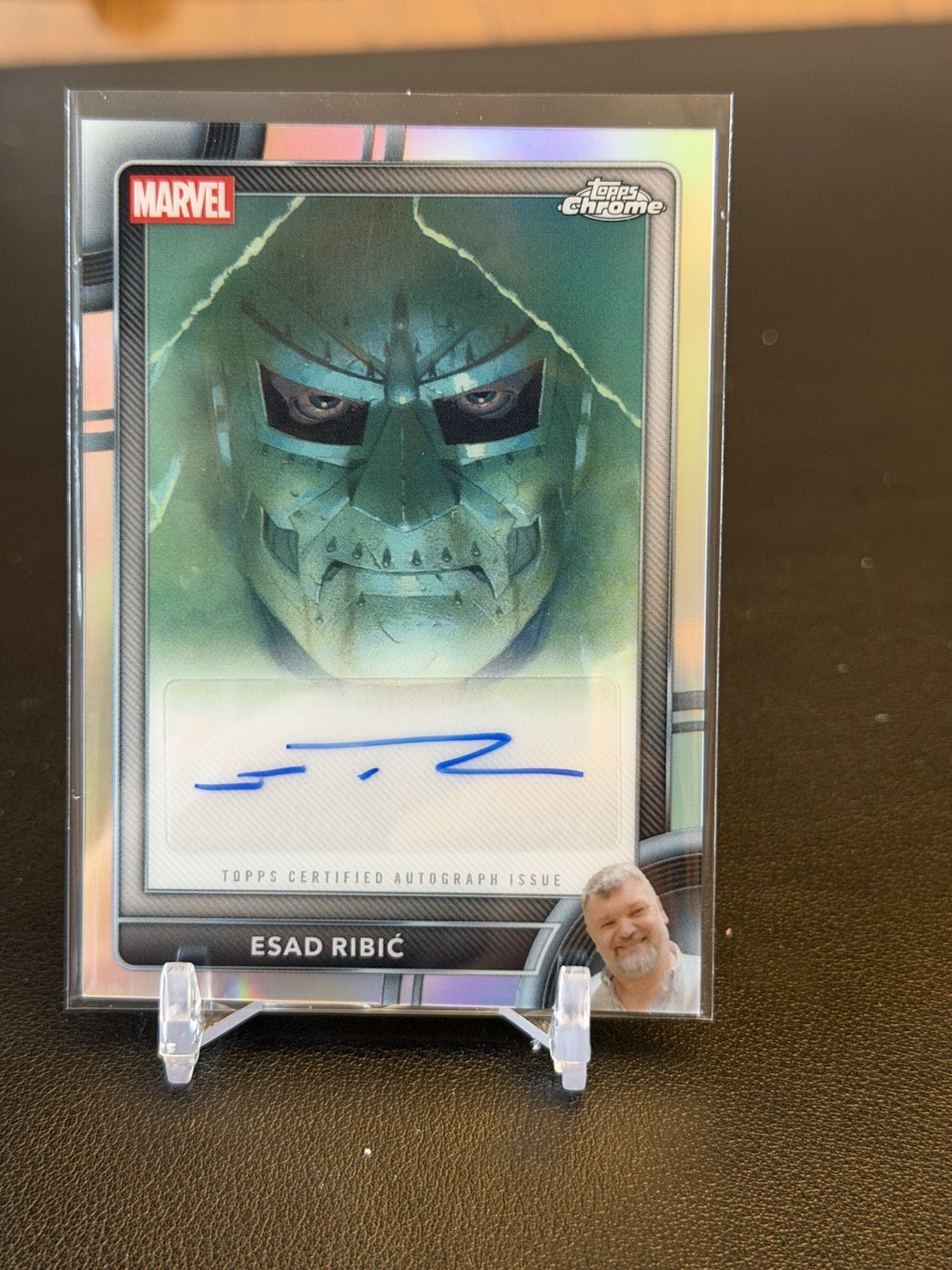 Esad Ribic 2026 Chrome Marvel - Artist Auto - Fantastic Four #6 - Dr Doom