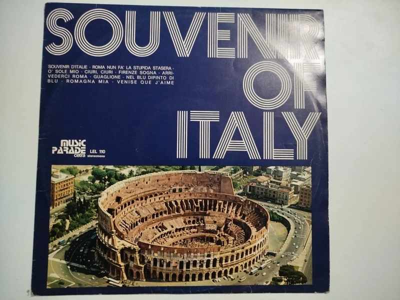 Souvenir of Italy LP Vinile Music Parade Cetra Canzone Italiana (VG/VG)