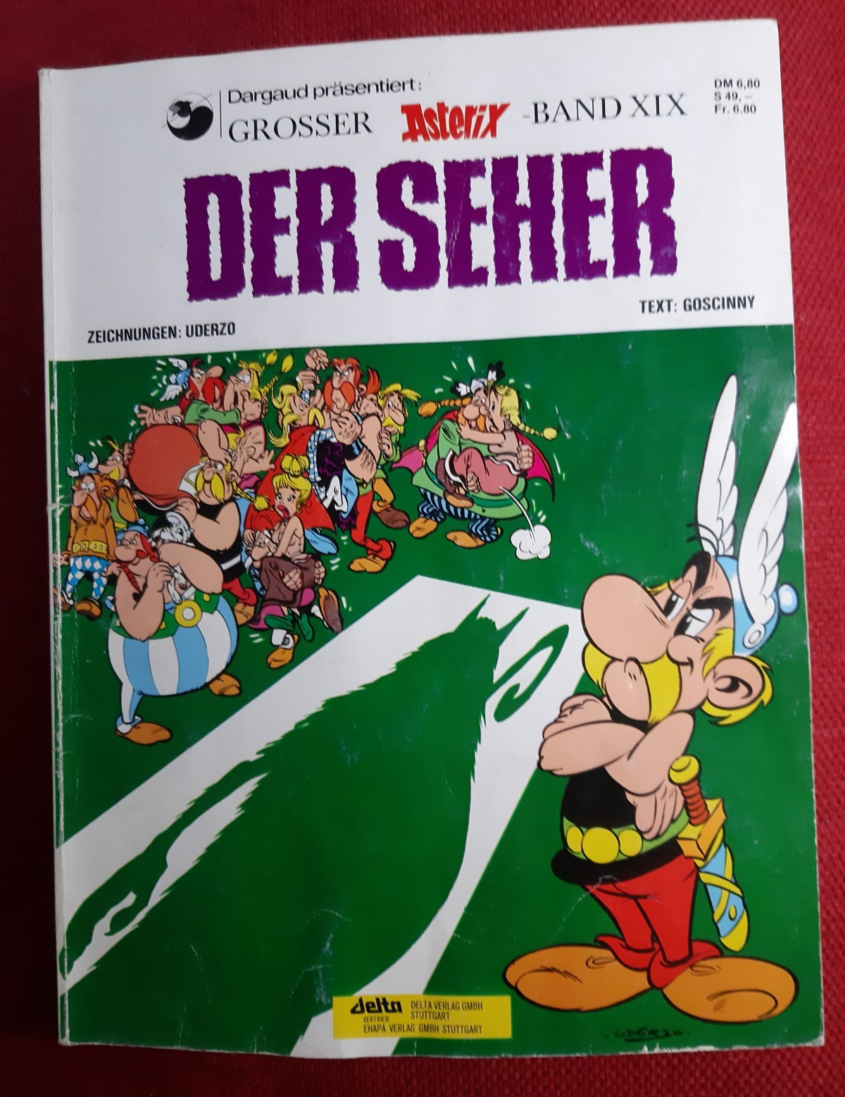 "Il Veggente"; Grande Volume Asterix XIX, Uderzo/Goscinny, 1989 (ristampa)