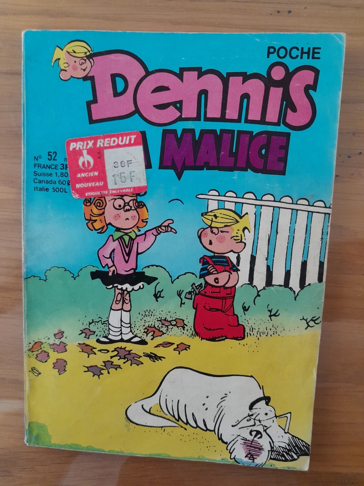 DENNIS LA MALICE POCHE    N°52     ED.OCCIDENT    1977     TBE