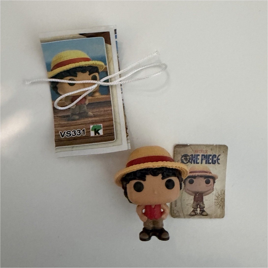 Netflix One Piece Monkey D. Luffy Action Figure mini 4 cm MPN VS331