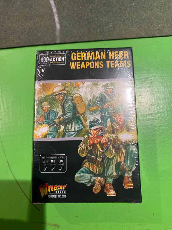 Warlord games bolt Action german heer weapons teams