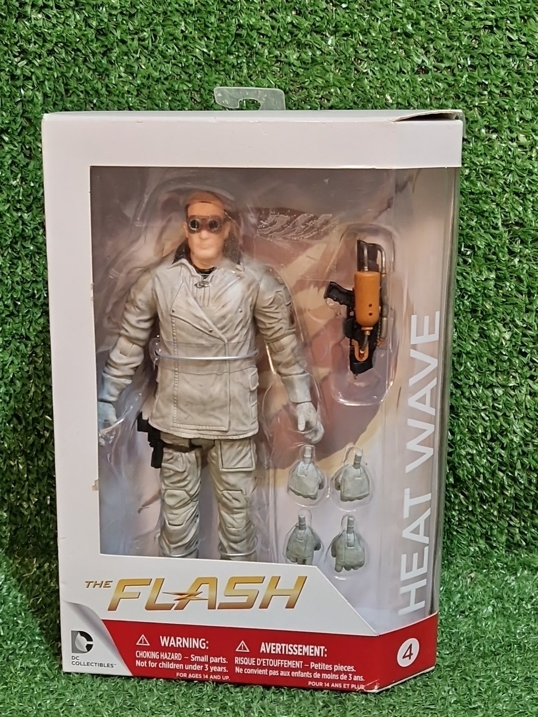 DC Collectibles The Flash Series Modellino Heat Wave 6" pollici nuovo e imballato