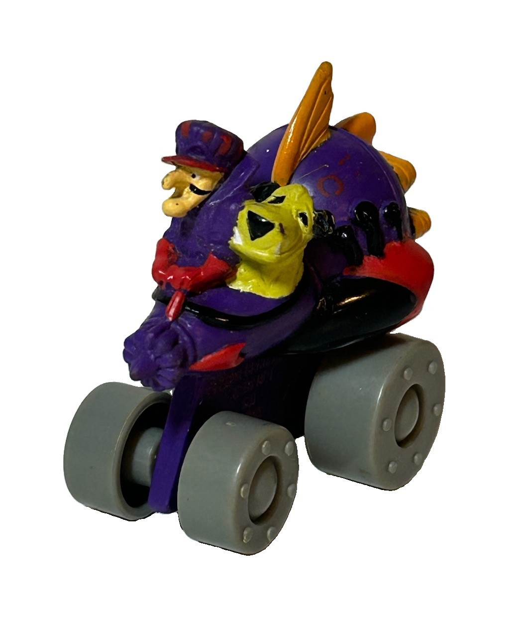Auto giocattolo vintage 1990 Hanna Barbera Wacky Races, Dick Dastardly & Muttley