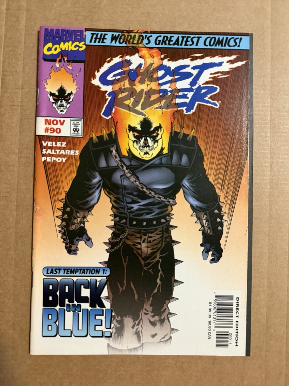 Ghost Rider #90 (1997) - Ultima Tentazione Parte 1 - Edizione Diretta - Ottimo