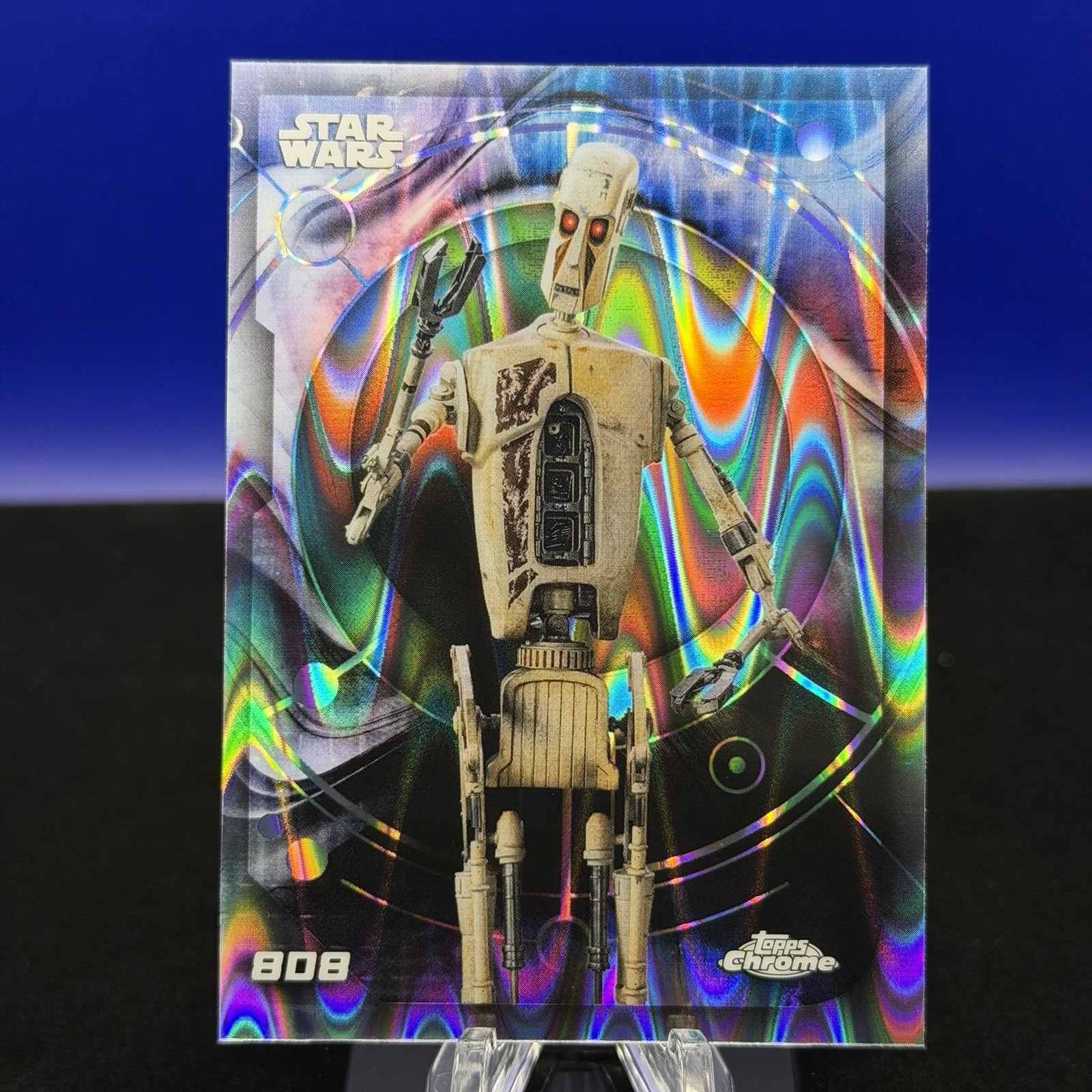 2026 Topps Chrome Star Wars 8D8 RayWave Refractor #143 The Book Of Boba Fett