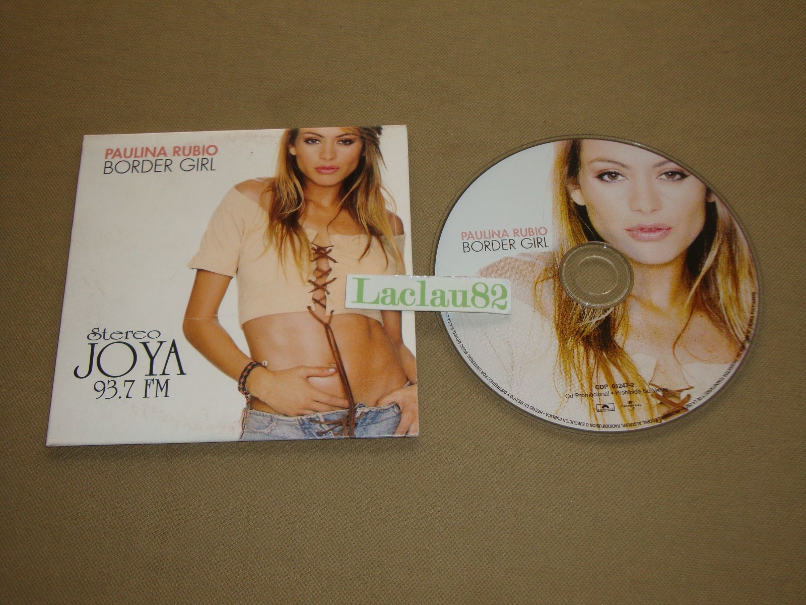 Paulina Rubio Stereo Joya 93.7fm Sexi Hare Cd Promo Single