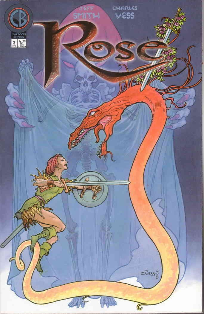 Rose (Cartoon Books) #3 FN; Cartoon Books | Jeff Smith Bone Spin-Off Charles Ves