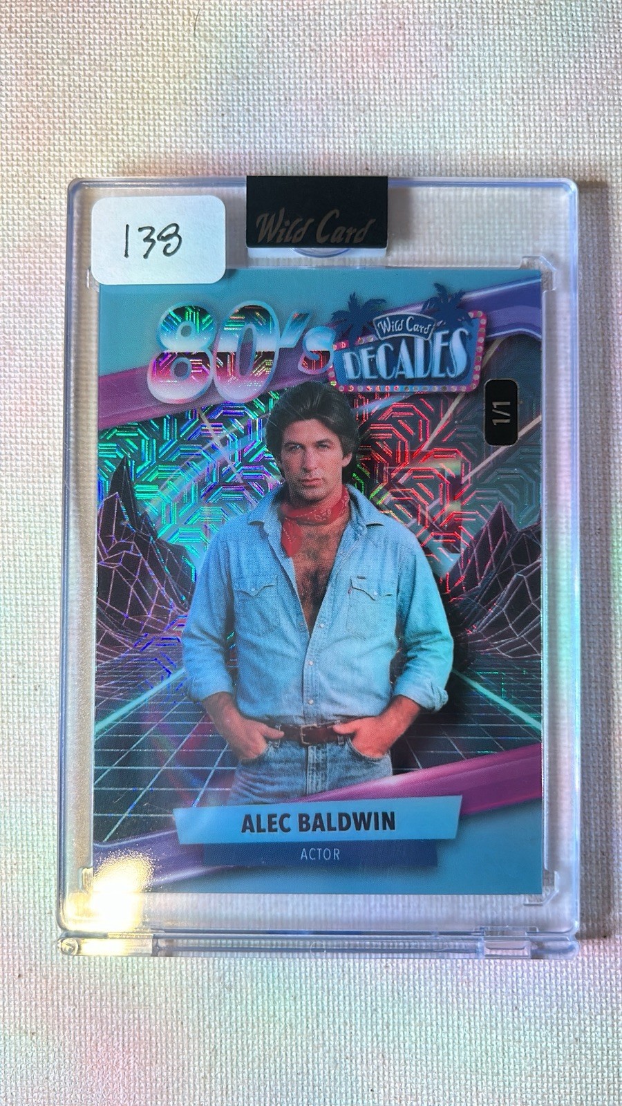 2026 Wild Card Decades Alec Baldwin anni 80 1/1 Desert Mountain Mojo